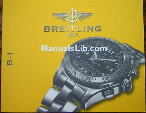 breitling b on hand|breitling b1 manual.